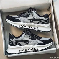 Chaussures d'été polyvalentes à la mode pour hommes, baskets en maille respirante à semelles souples, décontractées et confortables, nouvelle collection 4
