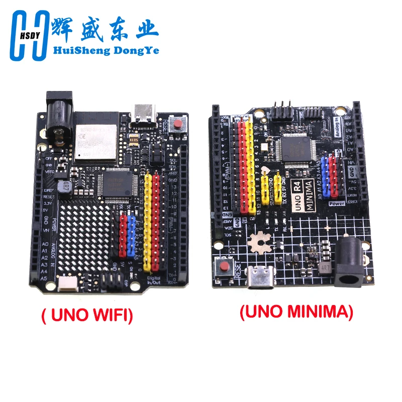 لوحة تطوير إصدار UNO R4 minima/wifi لوحدة تحكم تعلم برمجة Arduino