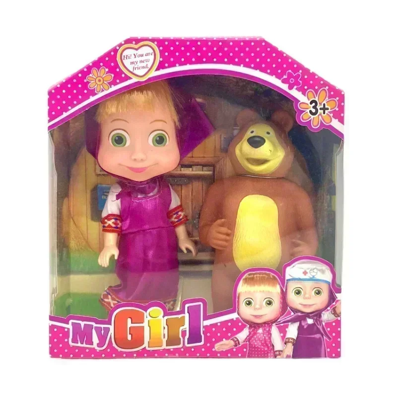 Hot Sale Cartoon Mashas The Bears Anime Figure