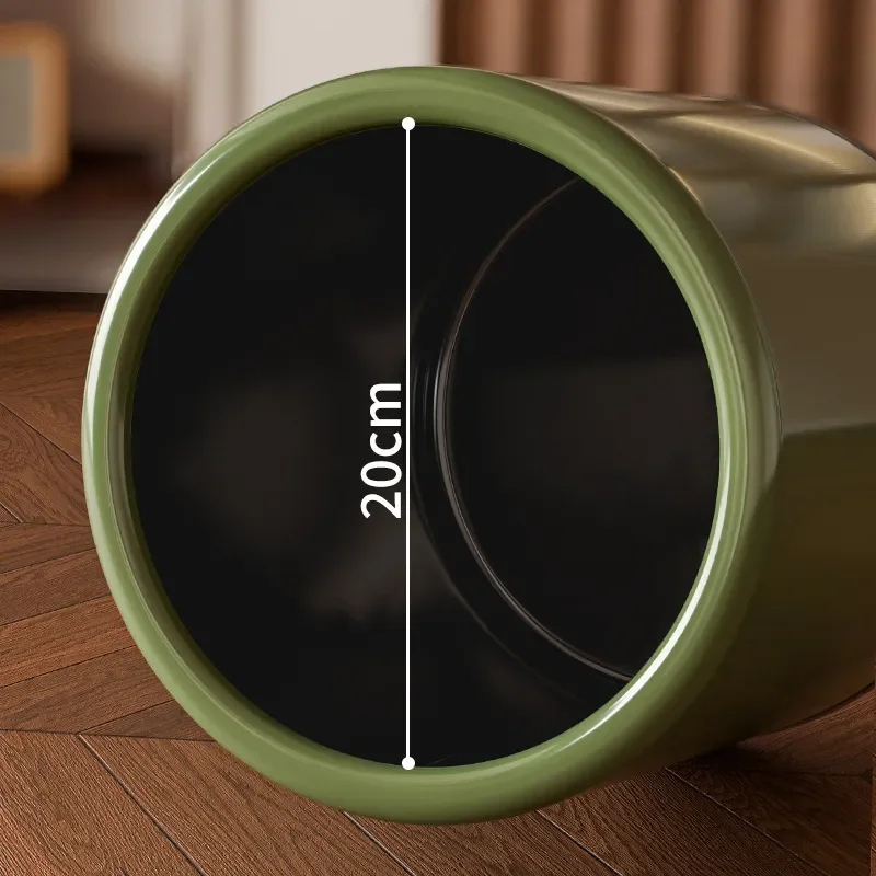 for Trash Can Household Living Room Light Luxury High Value Kitchen Bathroom Large Capacity Sanitary Bucket Simple Double