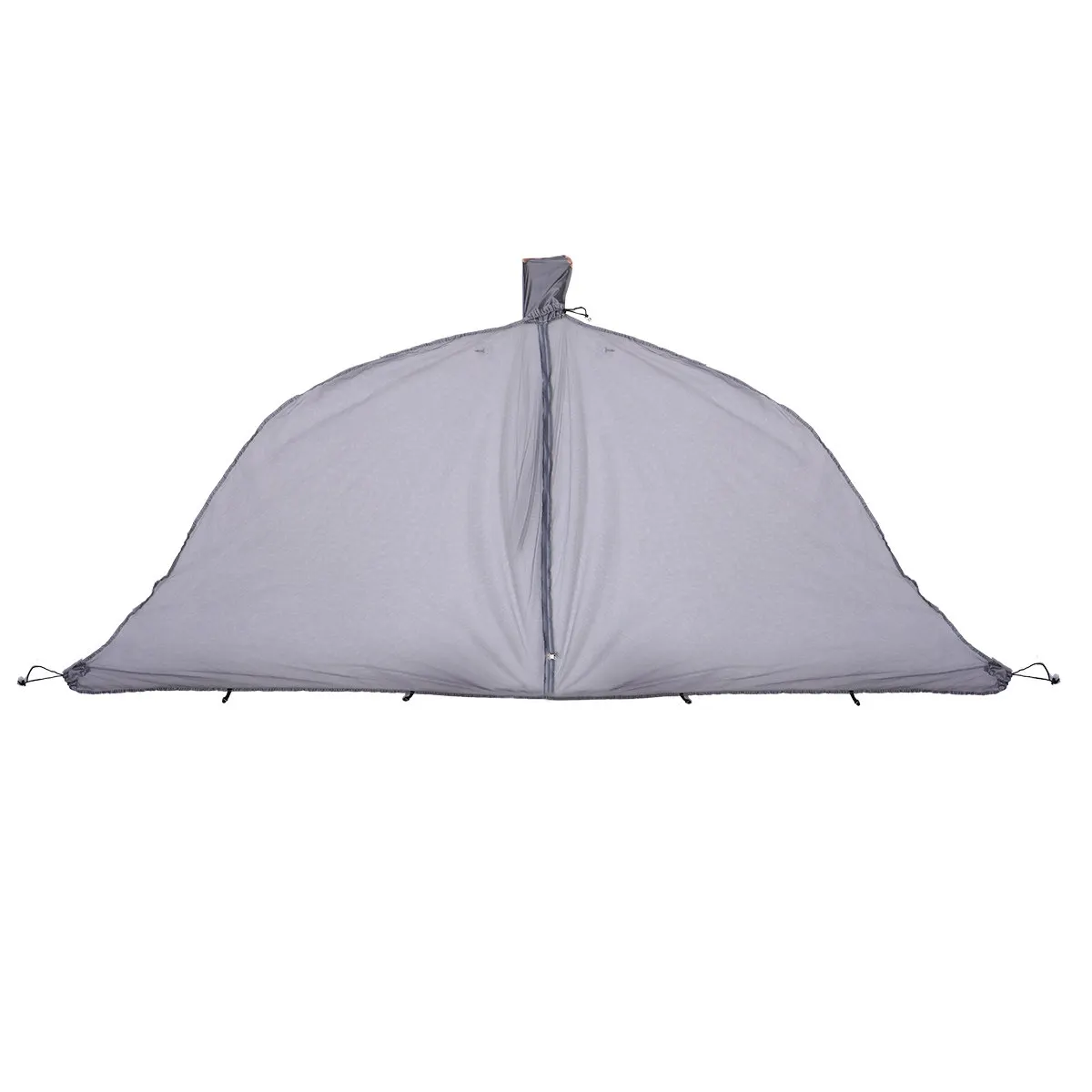 

Легкая походная сетка-гамак с защитой 360°, двойной молнией, для кемпинга на открытом воздухе, защита от насекомых, серая