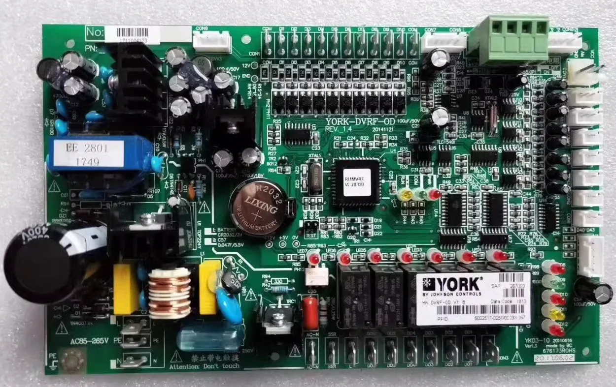 

York YDOH-B YDOH-C main board YORK-DVRF-OD RMMYDCC-D-B YDOH100EW-0C