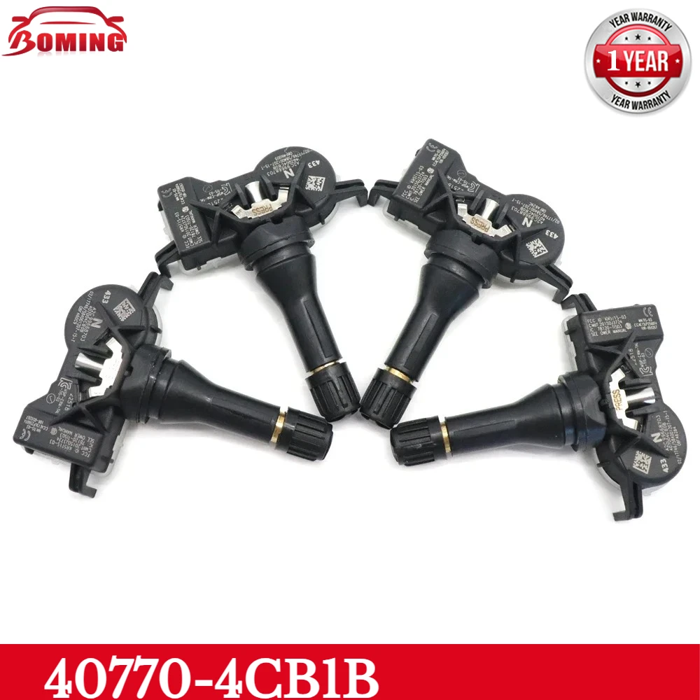 

TPMS Tire Pressure Monitoring Sensor 433Mhz For NISSAN LEAF ROGUE SPORT 2016-2019 407704CB1B New 40770-4CB1B 40700-4CB0B