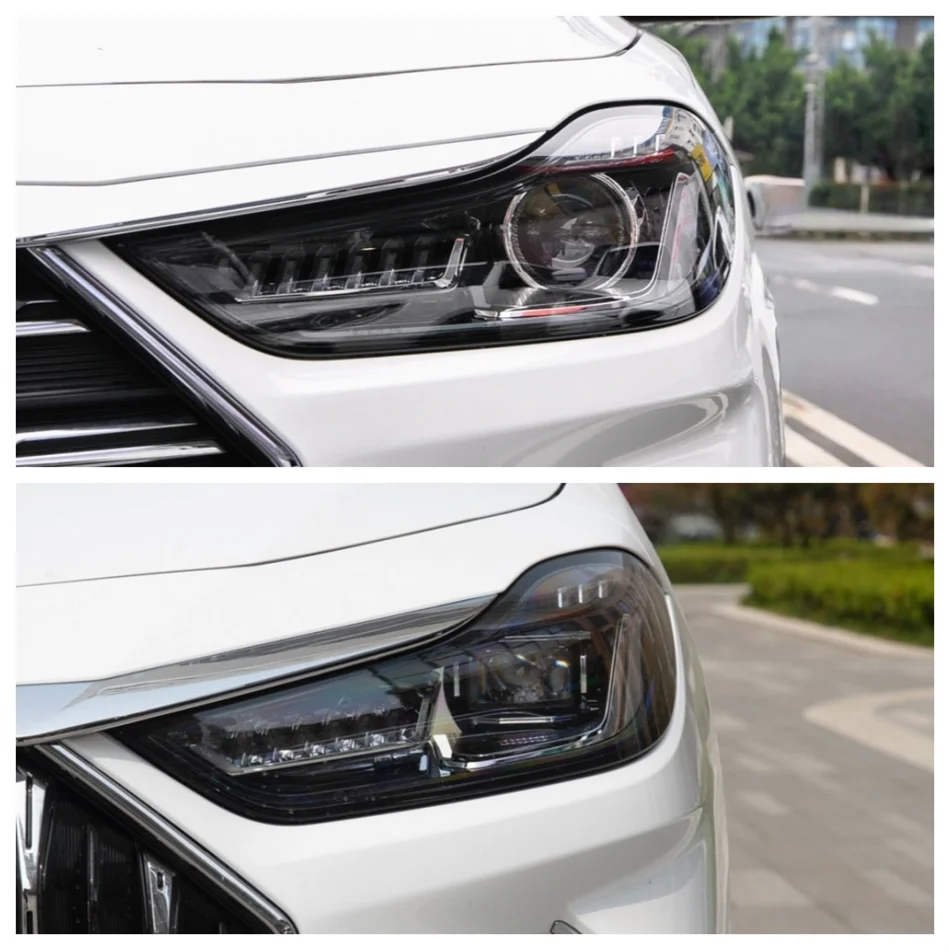 For Chery Jetour X70 Plus 2021 ​2022 2023 Car Front Headlight Lens Cover Lampshade Caps Headlight Shade
