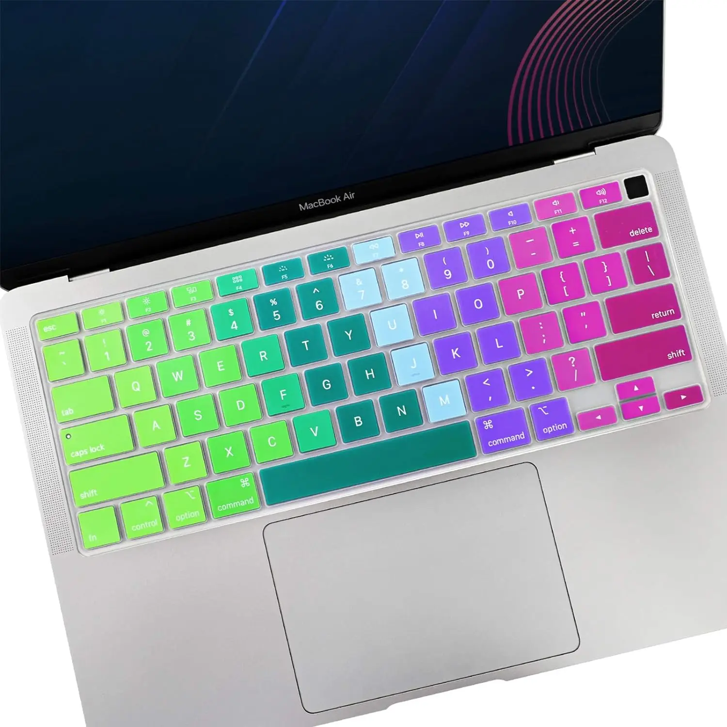 DEHAI  Keyboard Cover for New MacBook Air 13 inch A2179 Released in 2020 with Touch ID and Retina Display US Version