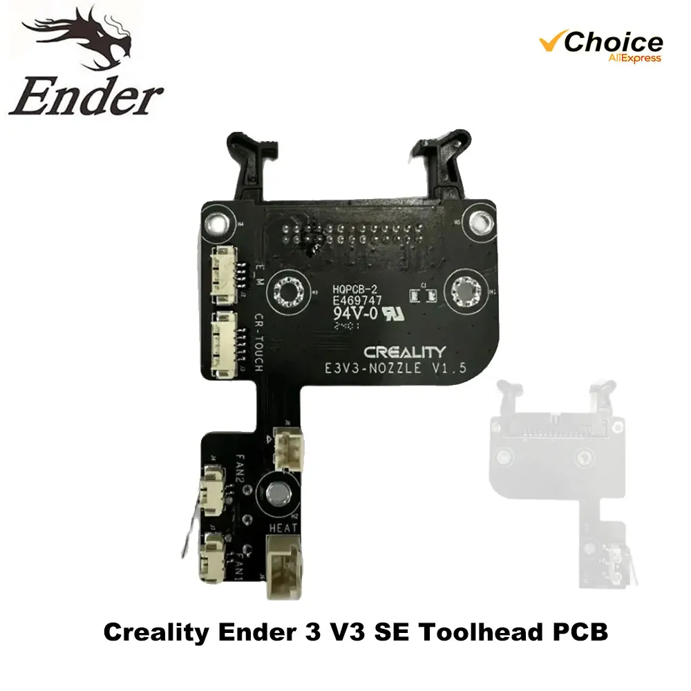 Creality Ender 3 V3 SE Kick Extruder Toolhead Toolhead PCB Board E3V3-NOZZLE-CON_V10_V10 Oringinal Replacement 3D Printer Parts