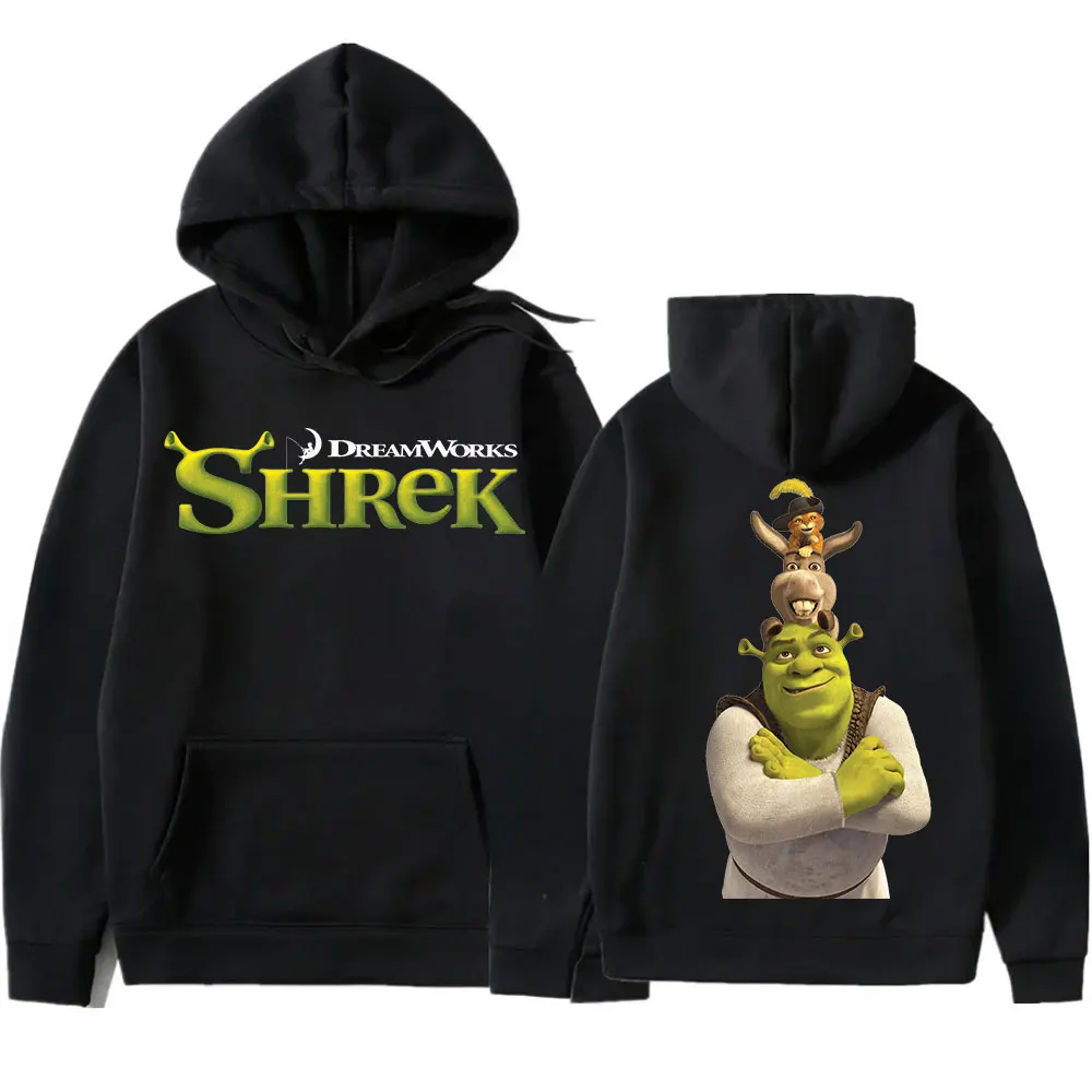 Shrek And Donkey Best Friends hoodie Funny Graphic Hoodie Prevalent Fall/winter Casual Sweatshirt Unisex Long-sleeve Pullovers