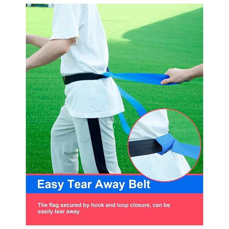 Flag Football Belt Youth Touchdown Game Capture The Flag Streamer Waist Flag