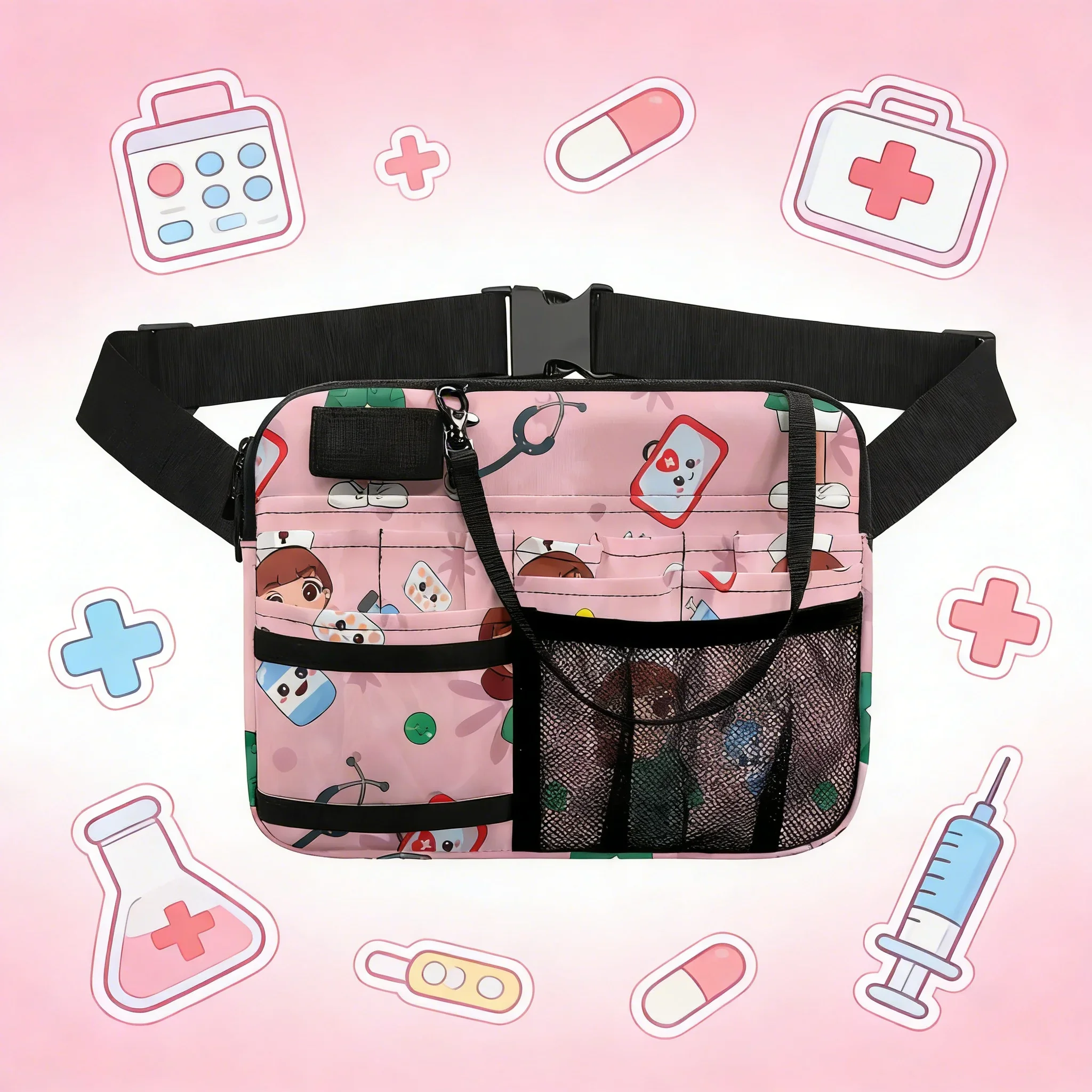 Nurse Utility Waist Bag Medical Hip Pack - close-up view