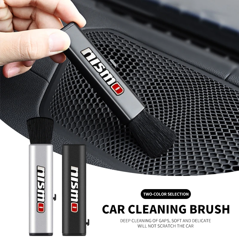 Adjustable Car Conditioning Air Outlet Brush Retractable Cleaning Brush For Nissan Nismo Volvo Jaguar Honda MG TRD Acura Mazda