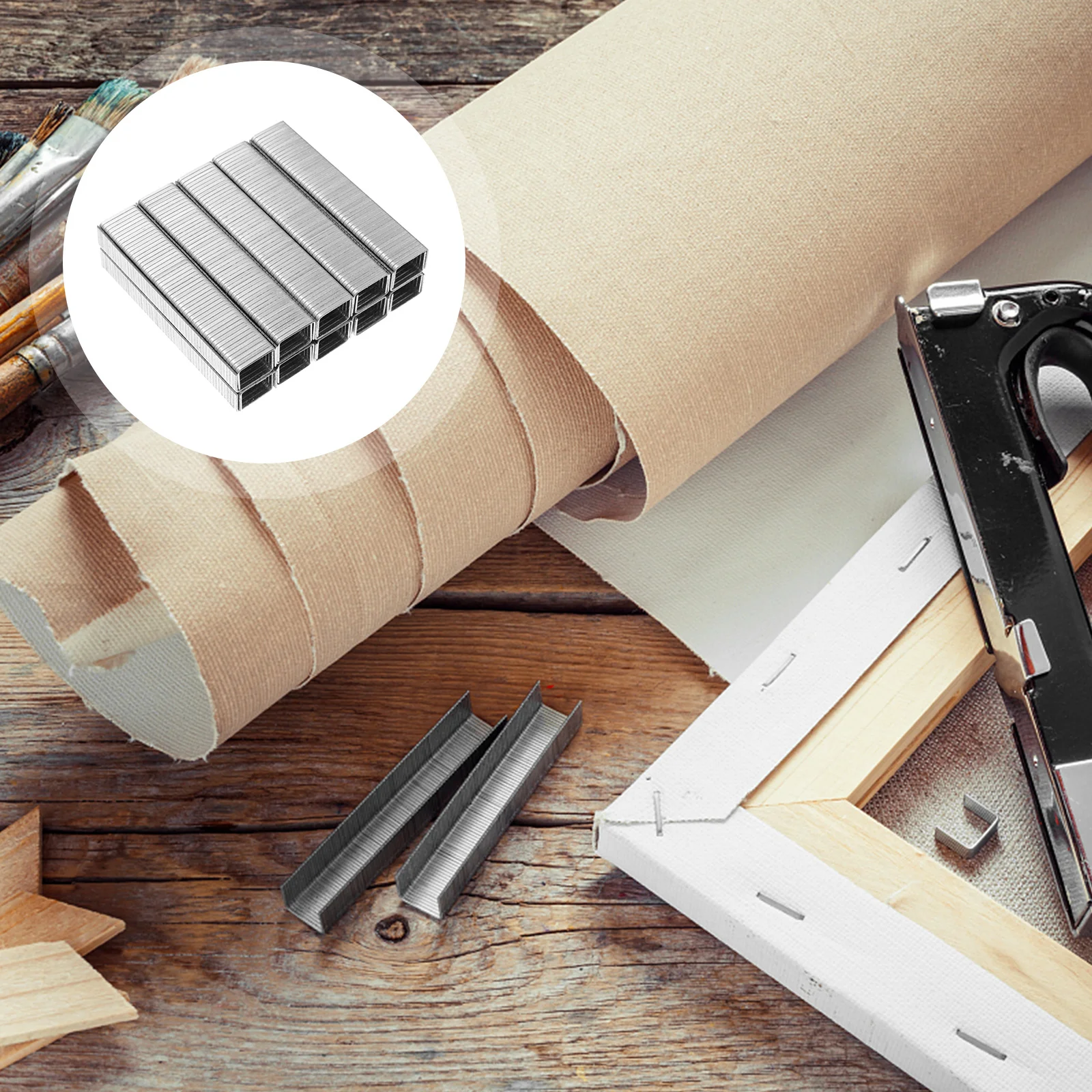 

5000Pcs Door Type Nail Heavy Duty Steel Metal Stapler Nail Replacement Pins Door-Type Staple Door Type Pin