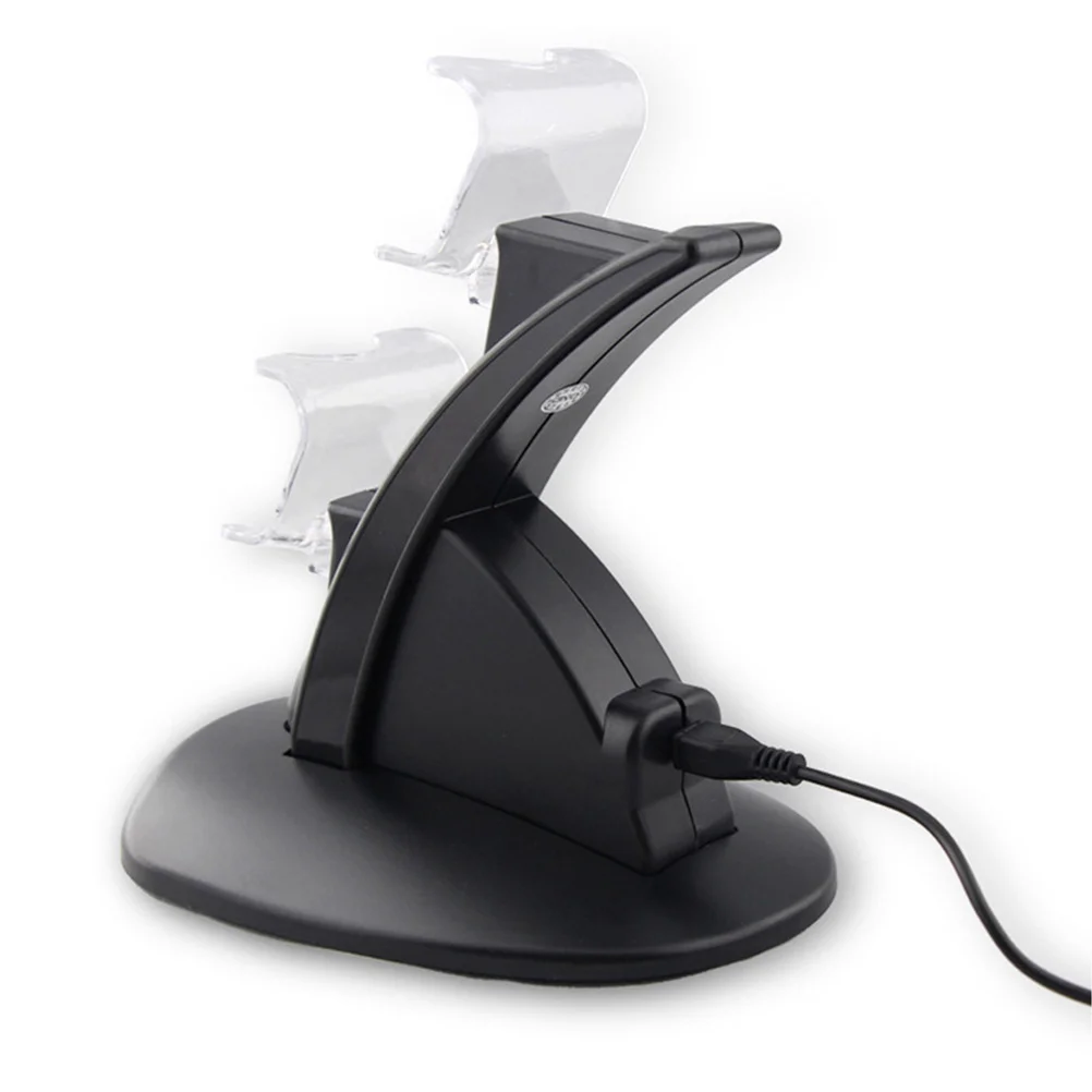 

Dual USB Stand Dock for Controller Fast Charging Station with LED Indicator for Pro Slim Black