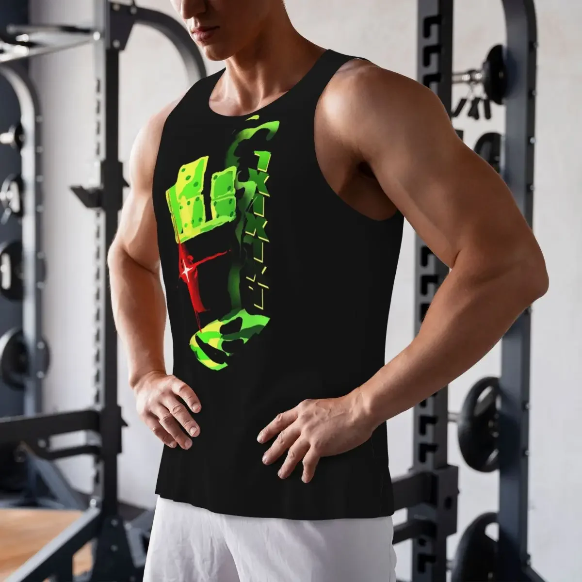 Quick Dry Forsaken 1x1x1x1 Headshot Gym Tank Muscle Sleeveless Shirt Bodybuilding Breathable Vest