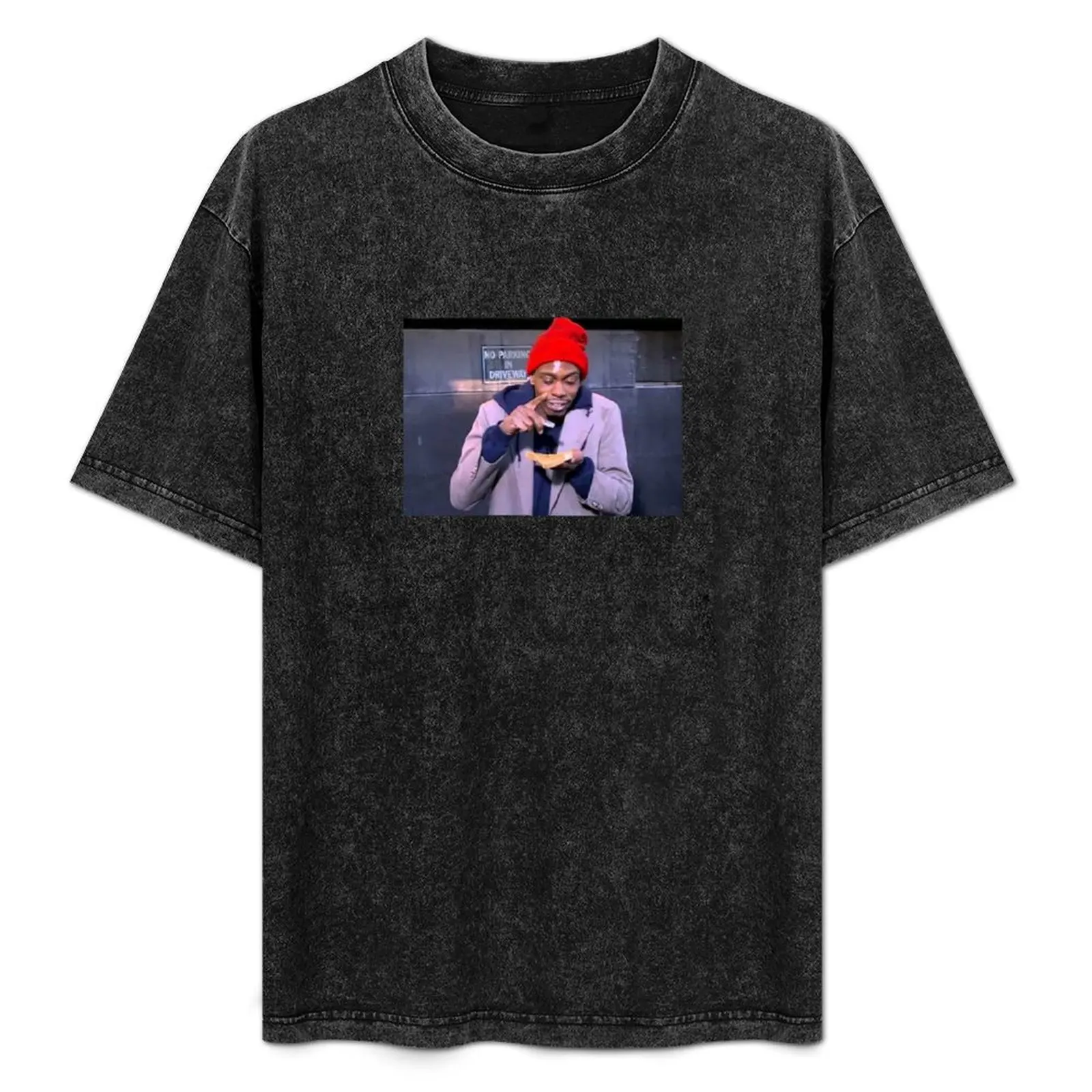 

Tyrone Biggums Dave Chappelle PB & Crack T-Shirt Work Basic Short Sleeve Top