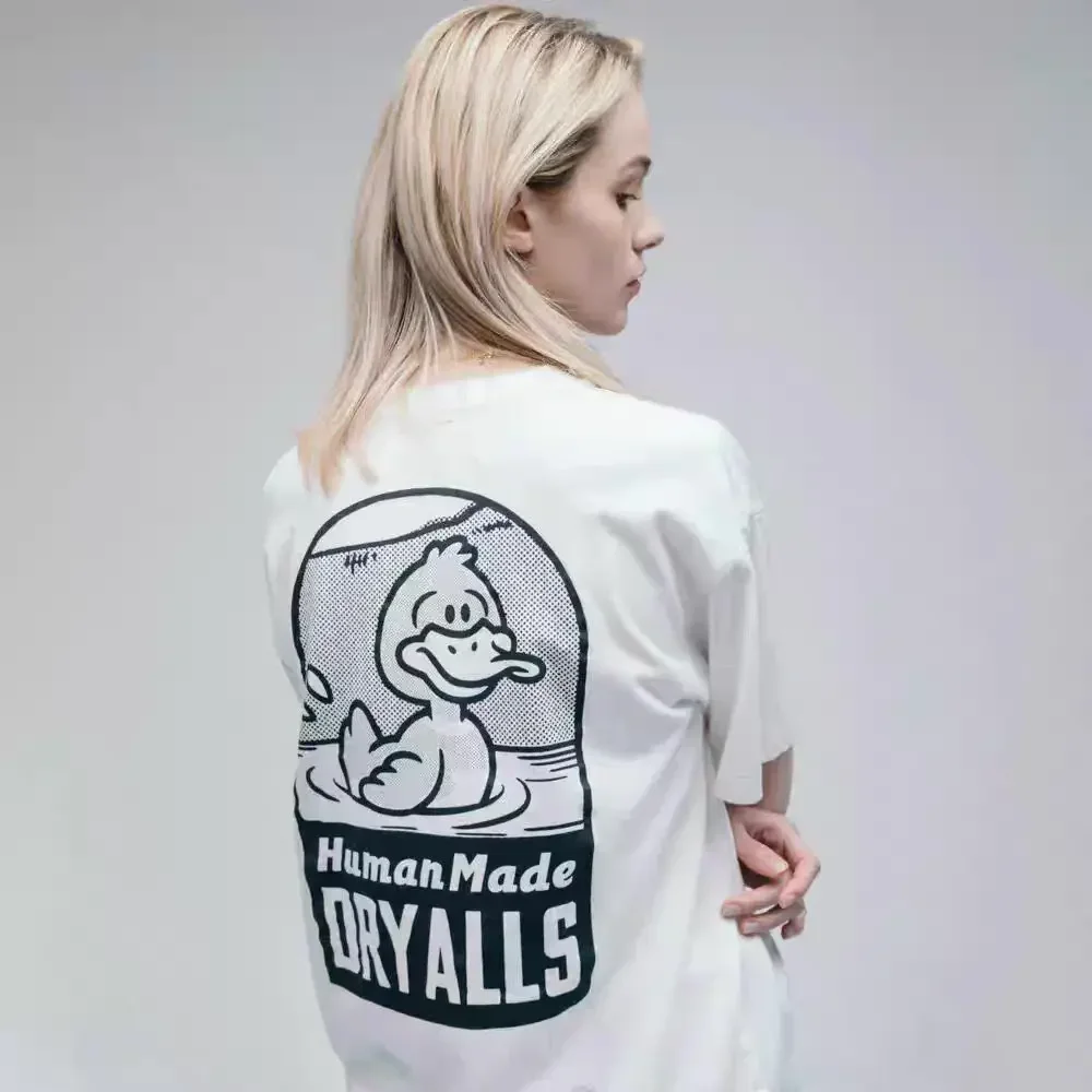 Human Made SS25 Duck Graphic Tee Slub Cotton Seamless Unisex Streetwear