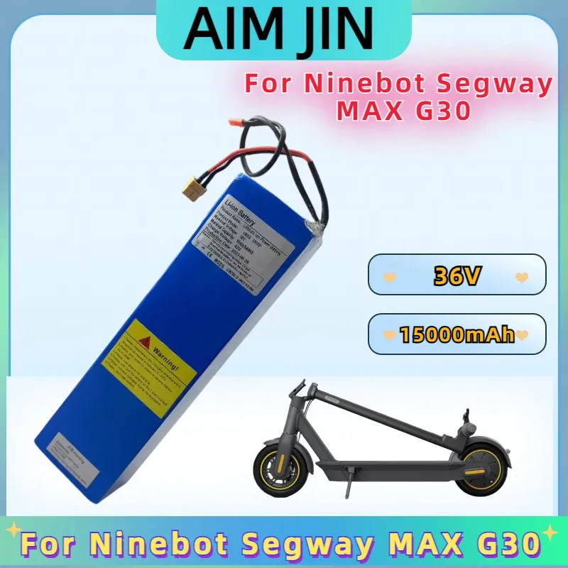 

36V 15AH 540wH 18650 LI-ION Battery Pack For Segway Ninebot MAX G30 Electric Scooter Special Battery