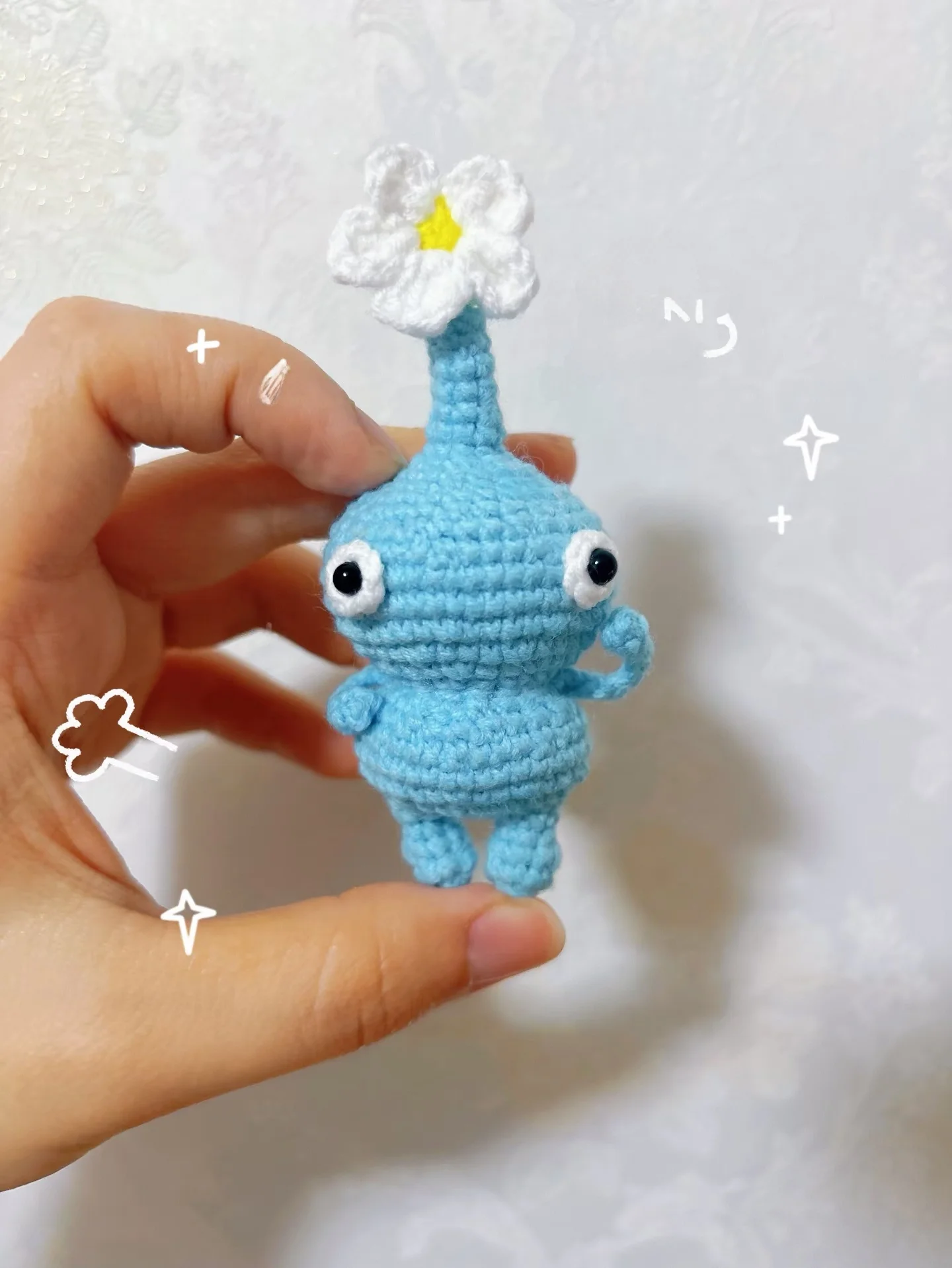 kit-de-material-diy-para-croche-com-fio-pingente-de-bolsa-artesanal-ice-pikmin-presente-agulha-de-croche-antiestresse-ac