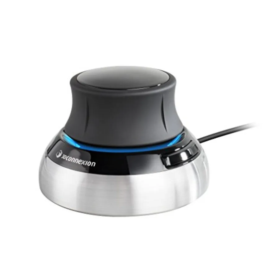 

3DX-700059 Spacemouse — компактная 3D-мышь для 3D-моделирования с корпусом из высококачественного алюминия и элегантным черным покрытием, обеспечивающая точный контроль.