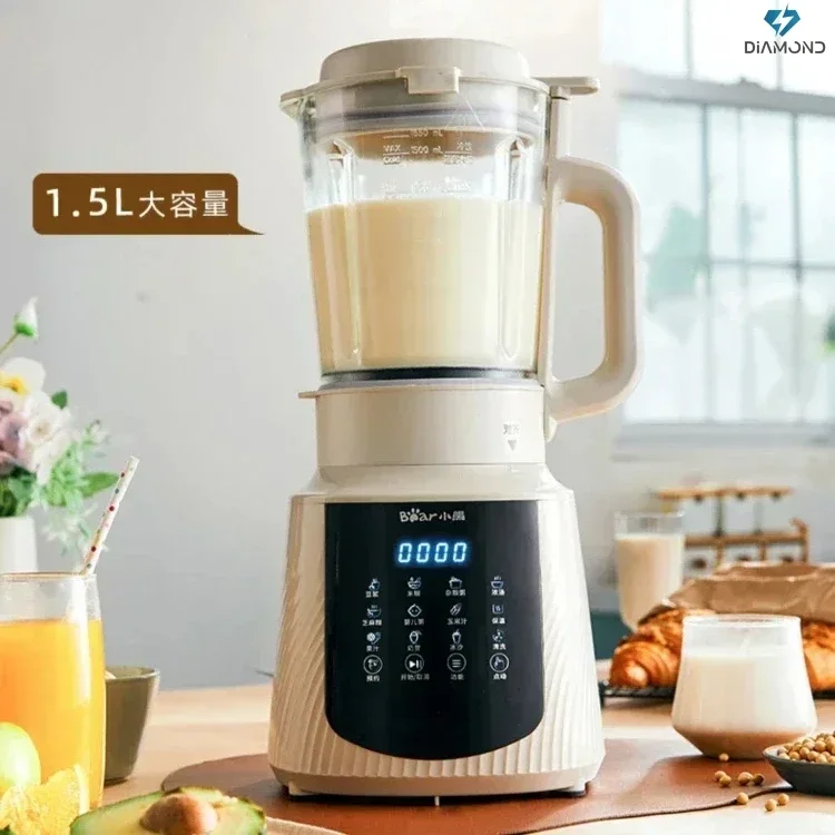 Bear Wall Breaker - Home multifunctional. Heating automatic cooker. Soya bean milk maker.Soymilk maker for a healthy lifestyle.