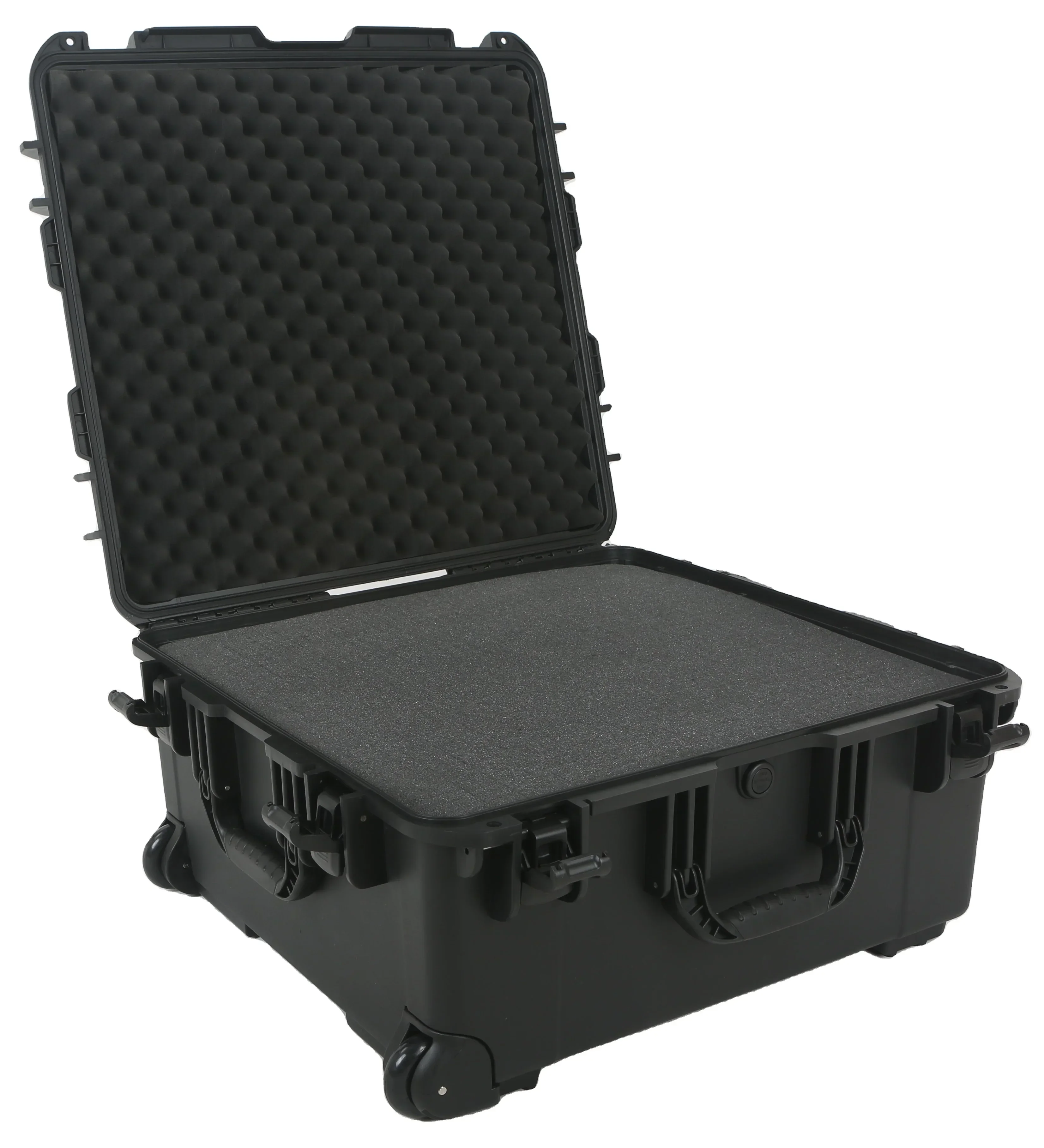 wheeled hard case equipment protective case impact resistant tool case pre-cut foam include