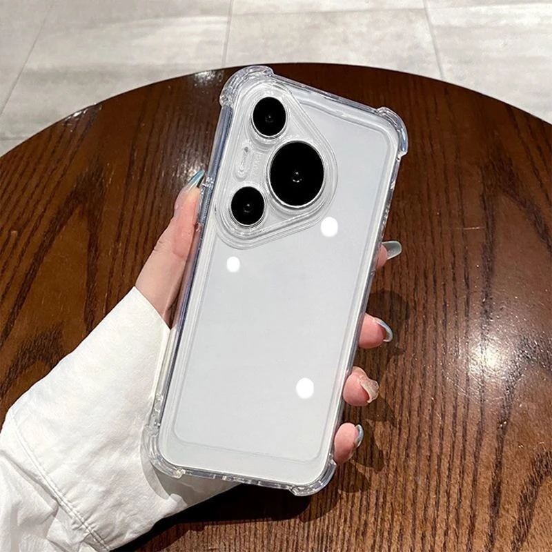 Para Huawei Pura 80 70 Ultra Funda nueva Funda de silicona transparente amigable con la piel TPU para Huawei Pura80 70 Pro Plus Funda a prueba de golpes
