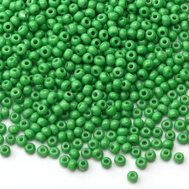 12/0 Uniform 2mm Opaque Glass Seed Beads Bottled Small Pony Beads for Jewelry Making DIY Needlework Bracelet Earring Craft