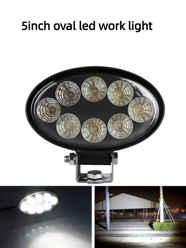 AliExpress NONE 5Inch LED Tractor Work Lights 12V 24V off Road Light, Pods light for Truck Dirt Bike - Truck