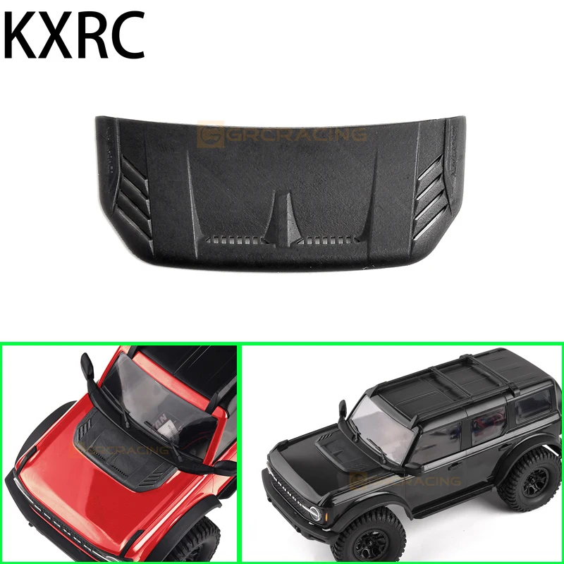 

KXRC TRX4M Engine Cover Guard Decoration Accessories for 1/18 RC Crawler Car Traxxas TRX4-M Bronco Upgrade Parts