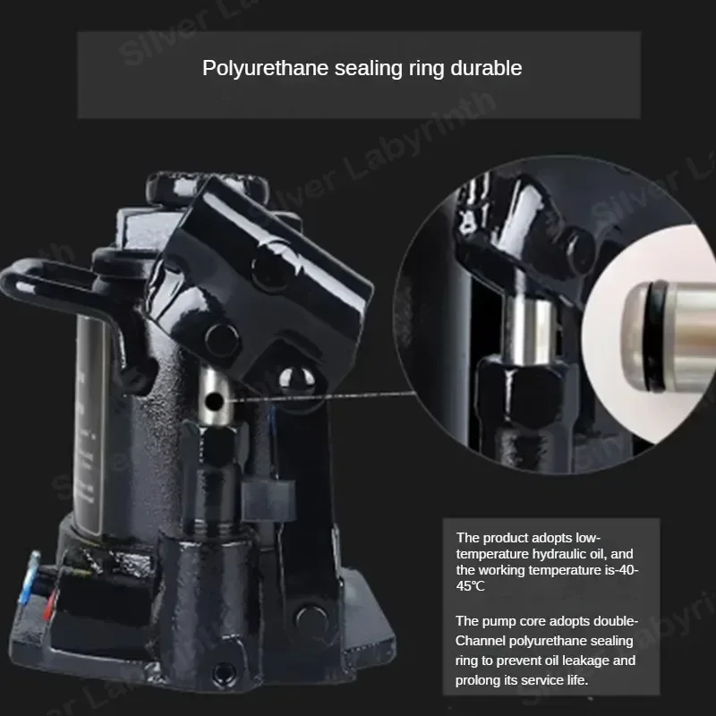 Low Jack Vertical Jack Oil Pressure 12 Tons Hydraulic Jack