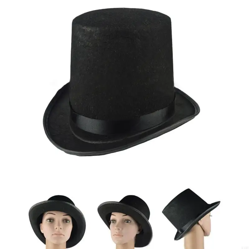 K1me собираться джентльмены Hat Magician Fedoras Hat Teens Festival Prom Hat Hat