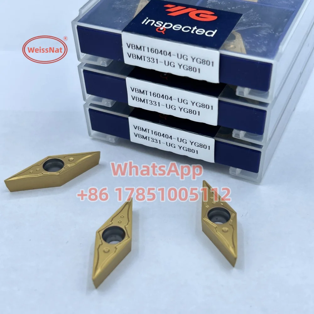 

VBMT160404-UF VBMT160404-UG VBMT160408-UG YG801 Korea YG-1 VBMT Inserts