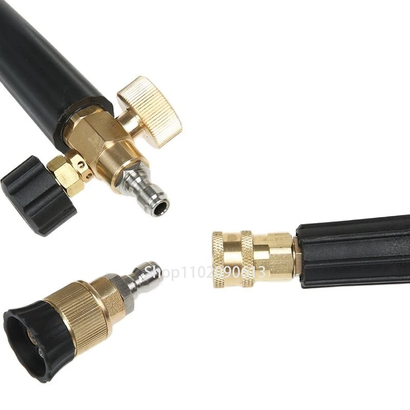 Car washer Foam Lance Connector 1/4 inch Quick Connect Socket and Quick Connect With Female M14 for Pressure Washer Water Gun