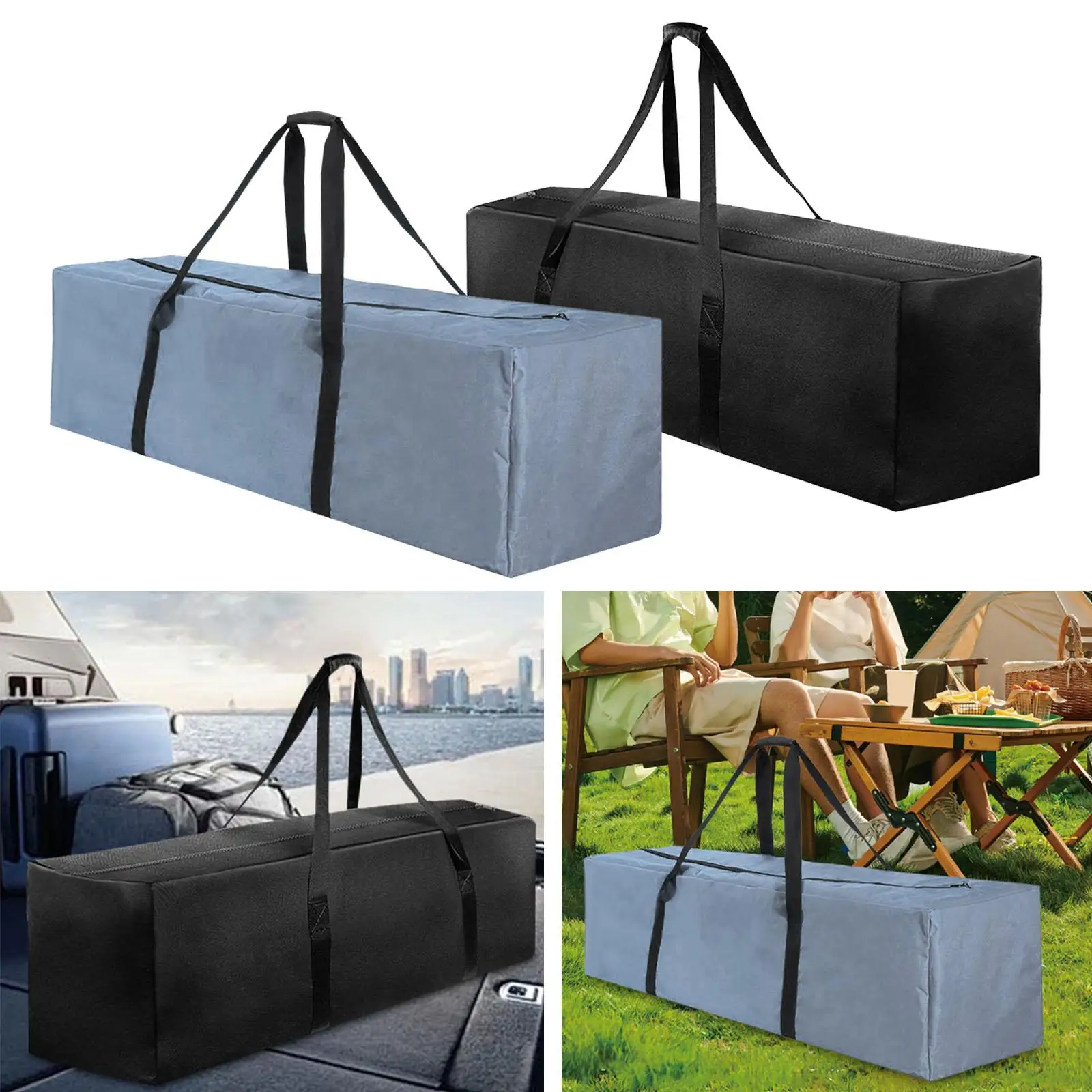 Outdoor Storage Bag Camping Equipment Storage Bag Water Resistant Travel Duffel Luggage Bag Duffel Bag for Picnic Backpacking - view 6