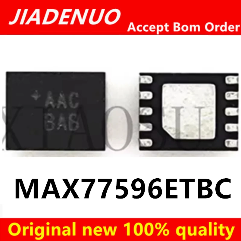 (2pcs) 100% New  MAX77596ETBC AAC BAC QFN   Chipset