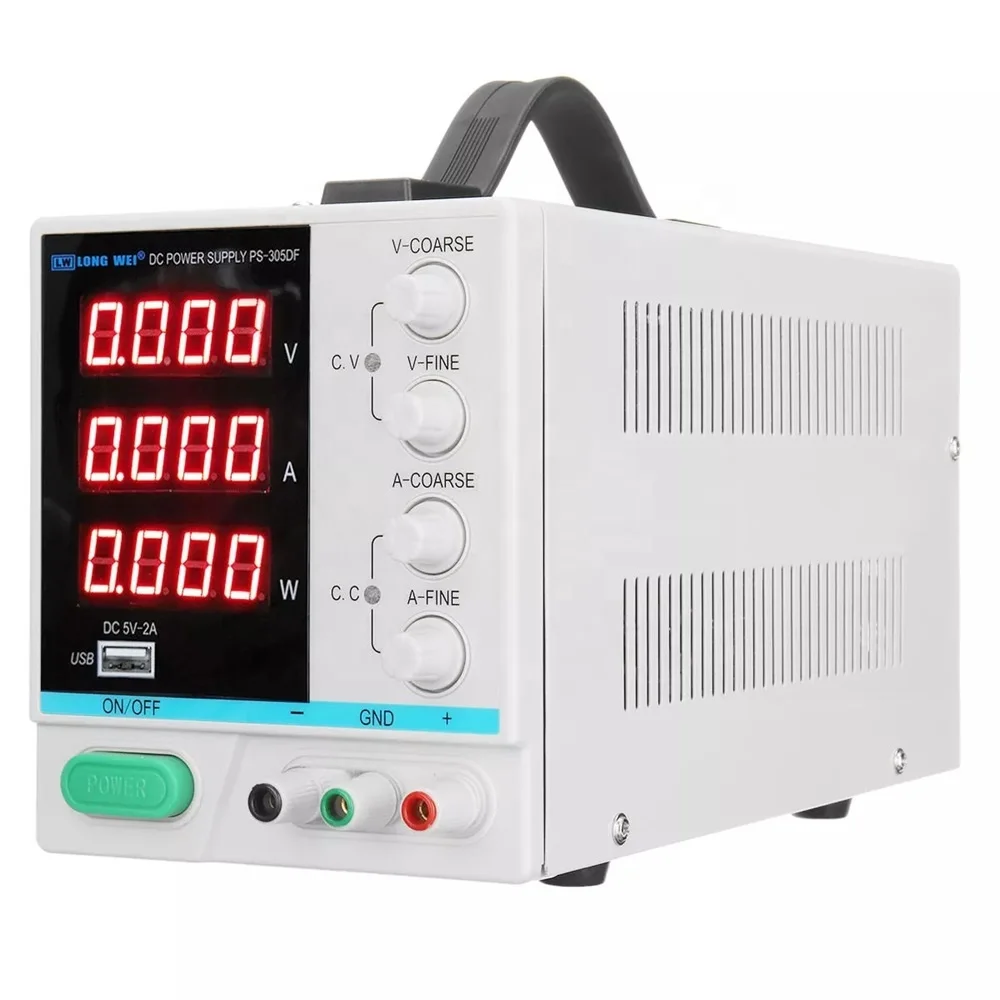 

PS-305DF Adjustable LED Digital Display 110V/220V 30V 5A DC Power Supply Switching Regulated USB Power Supply