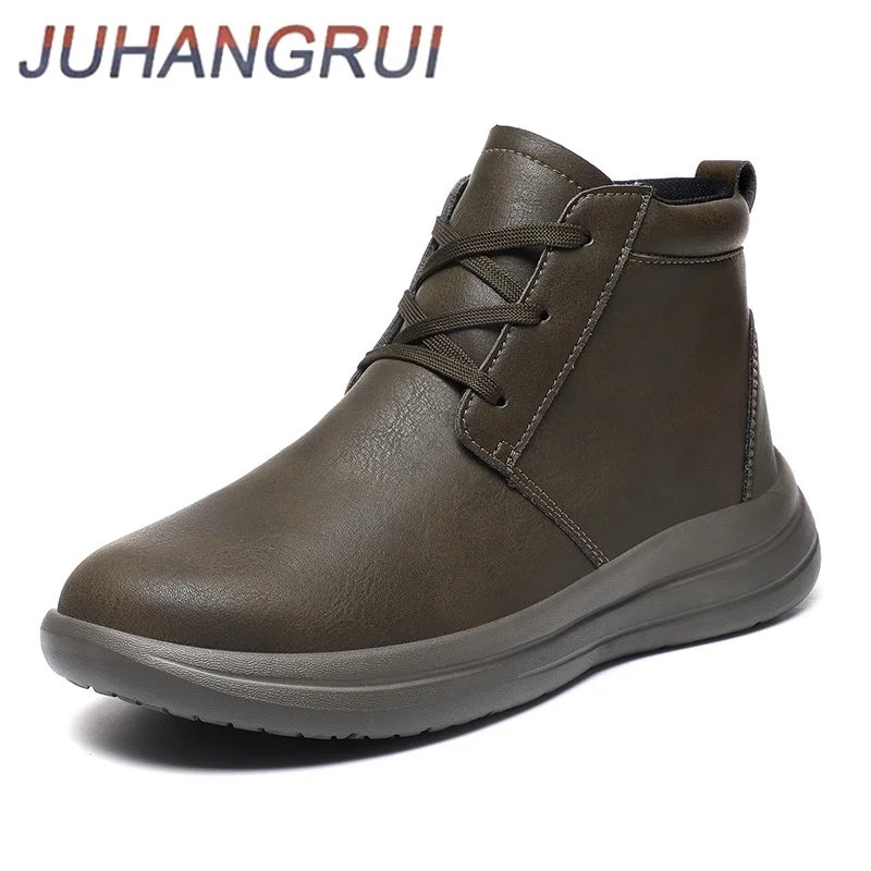 

Men Lightweight Casual Sports Shoes Wear-resistant Slip-resistant Shoes Walking High Top Shoes Comfort Soft Sneeker 2025 New