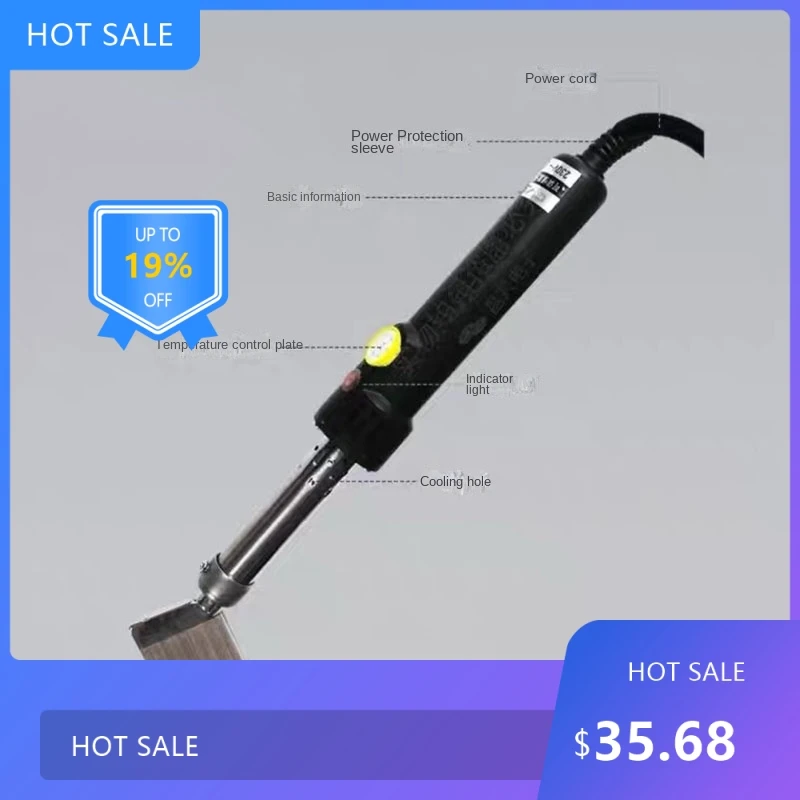 

0729PU WTA-200 Сварочный паяльник с круглым ремнем, приводной ремень, разъем, полиуретановый ремень, машина для термоплавления, 200 Вт, 0-40