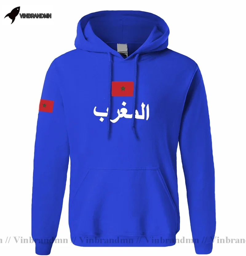 The Western Kingdom of Morocco Moroccan hoodies men sweatshirt sweat new streetwear tracksuit nation footballer sporting MAR