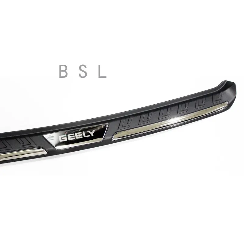 rear step bumper cover For Geely Atlas  Boyue 2016 -2020 Door Sill Scuff Plate Threshold Strip protector accessories