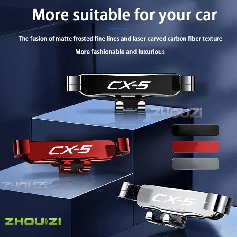 Kép 7: Autó Mobil telefon birtokosa számára Mazda CX-5 2015-2022 CX8 2019-2022 Ária Áristom mounts állni GPS Cefre Hajózás Horgolótű accessor