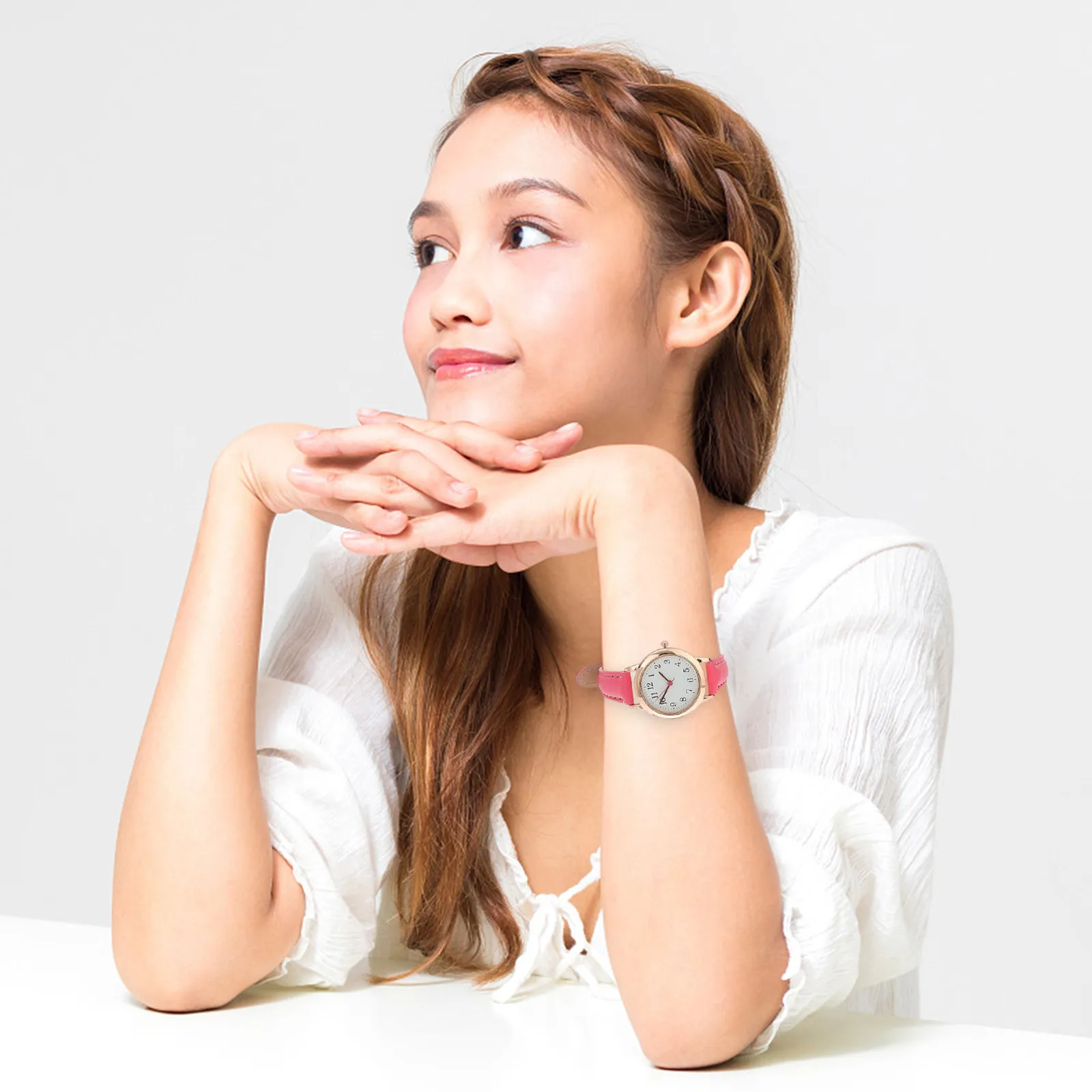 

Женские модные водонепроницаемые кварцевые часы с повседневным ремешком, минималистичный стиль, для вечеринок, часы для медсестер