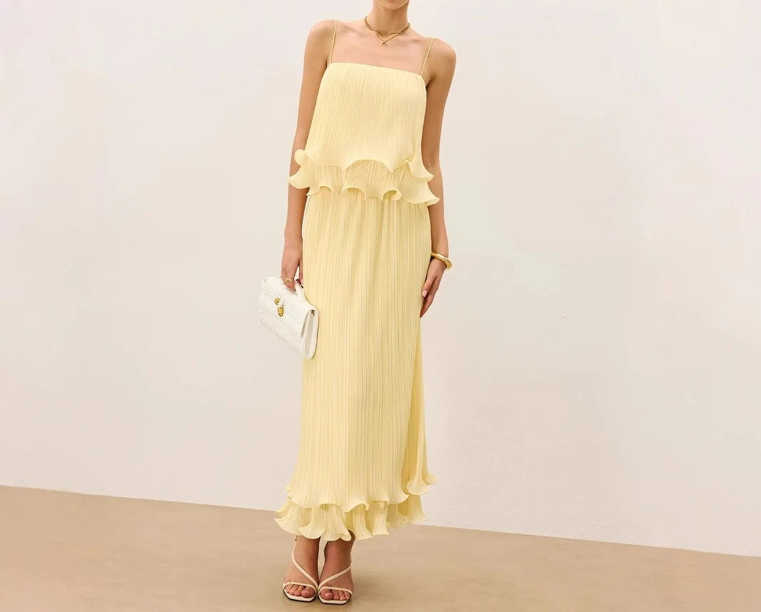 2026 Summer New Suspender Vest Women's Lace Outerwear Top Design Skirt Set