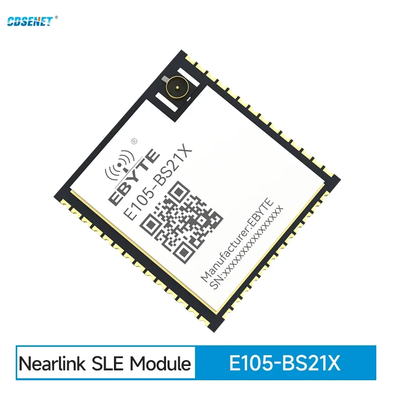 

2.4GHz BS21 Chip BLE5.2 Wireless Module NearLink SLE Hisilicon Transmission 270m CDSENT E105-BS21X IPEX 270m Cost-Effective