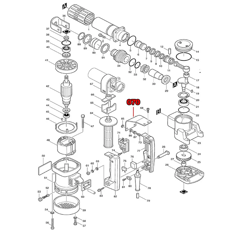 

2 шт. L-образная пластина, амортизирующий железный лист, замена для Makita HM0810 HM0810T HM 0810, молоток для сноса 343753-1, запасные части