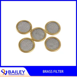 BAILEY 50PCS 4-016-09-0033 15x0.8mm Round Brass Micro Filter Screen for Homag Weeke CNC Console Table Woodworking Tool