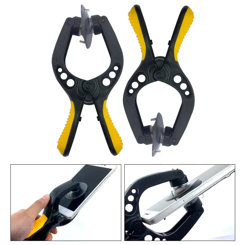 Suction Cup Open Tool Anti Skid Mobile Phone LCD Screen Double Separation Clamp Plier Opener Opening Repair Hand Tools