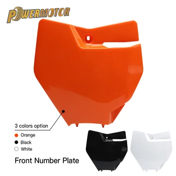 Motocross Enduro Nummernschild Flache Motorradmaske Dirt Bike für KTM EXC XC SX XC-F SX-F SMR 125 bis 450 Universal-Nummernhalter