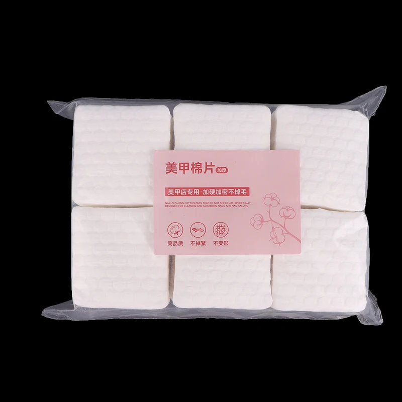 職業綿 100% パッド 200/500 個ネイルワイプ糸くずの出ないネイルコットンジェルポリッシュリムーバーネイルアートクリーニングツール