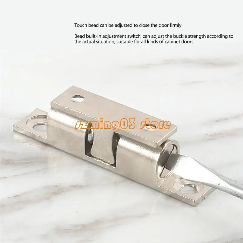 

H9EC Adjustable Brass Beads Catching Latches With Strong Hold for Home Furniture