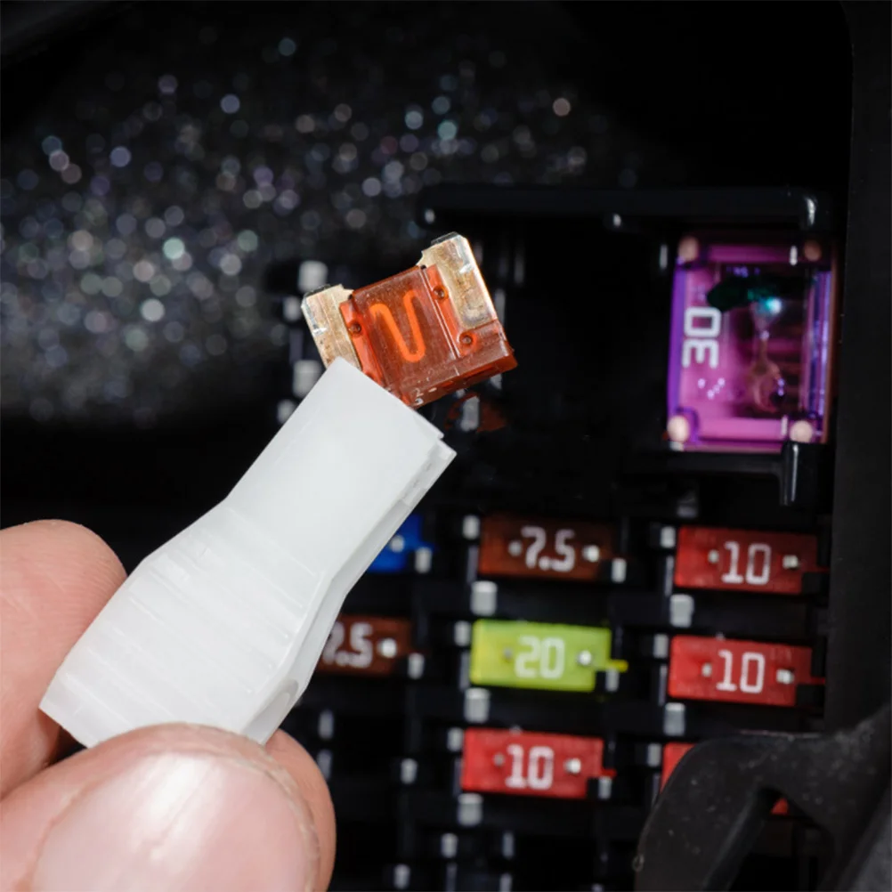 

30Pcs Car Fuse Puller Tool Efficient Maintenance Durable Plastic Clip for Automotive Mini Fuse Puller Car Supplies